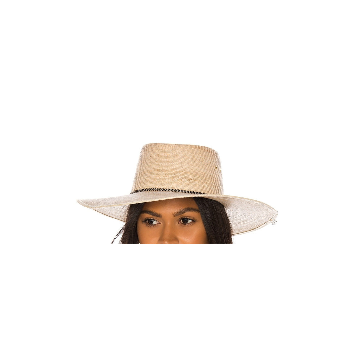 L*SPACE 'Wayne' Beige Cotton Wide-Brim Hat Size 0 / S