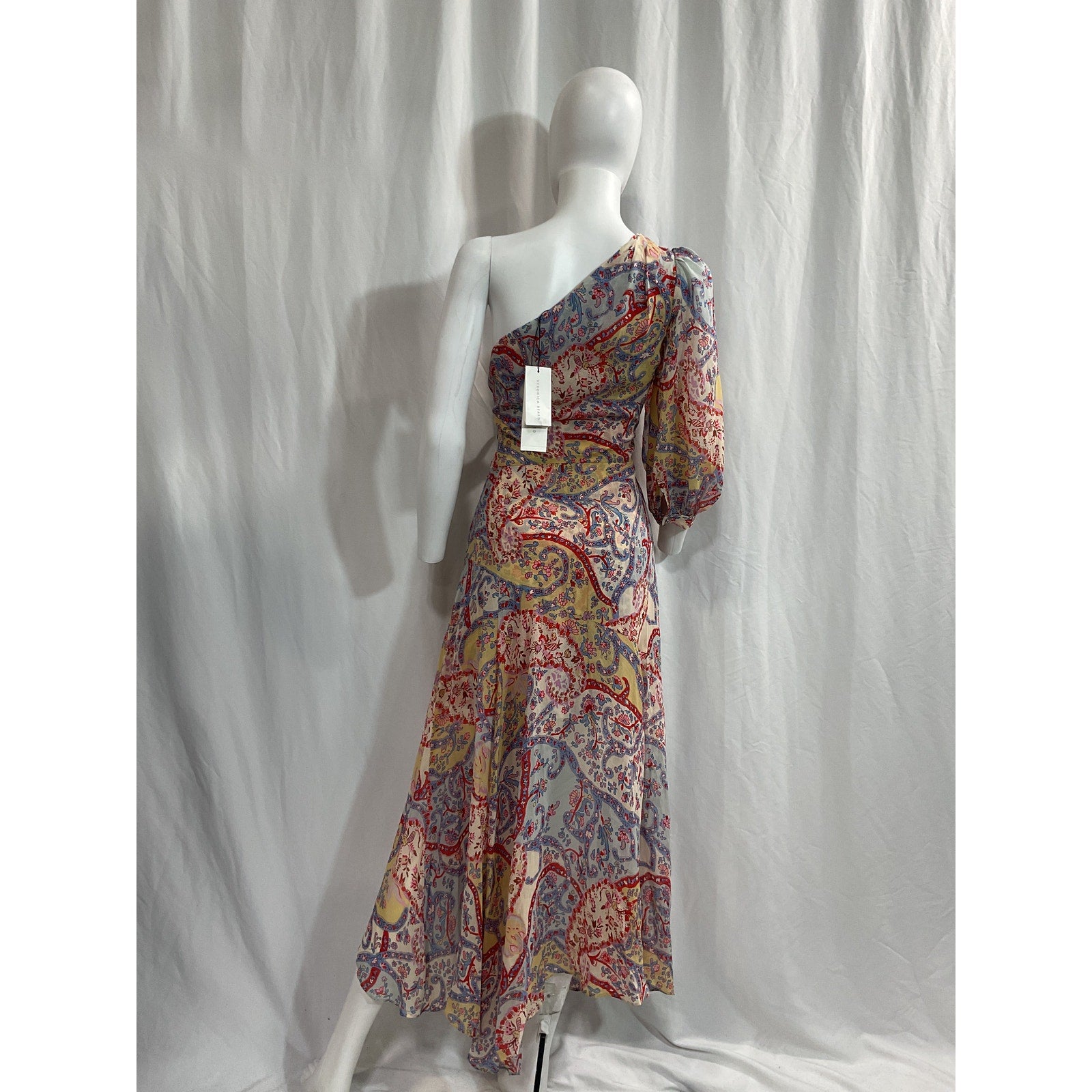 Veronica Beard 'Kimber' Pink Georgette Dress Size 8 - NWT