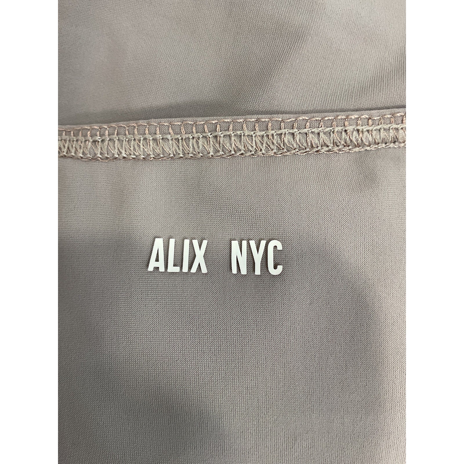 Alix Nyc 'Nadine' Grey Square Neck Crop Top Size S