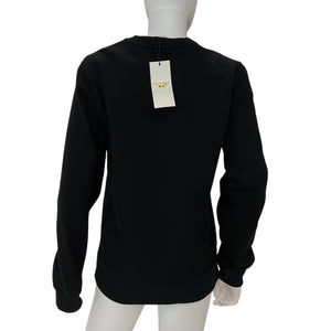 Maison Kitsuné Contour Black Fox Sweatshirt Size S NWT