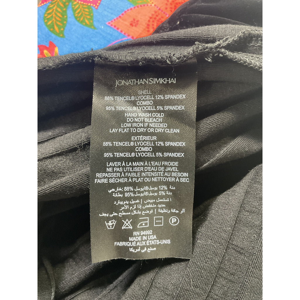 Simkhai 'Philippa' Black Twist Back Dress Size S