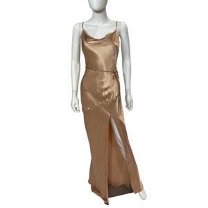 Shona Joy Silky Desert Rose La Lune Maxi Dress Size Aus 8 / US 4
