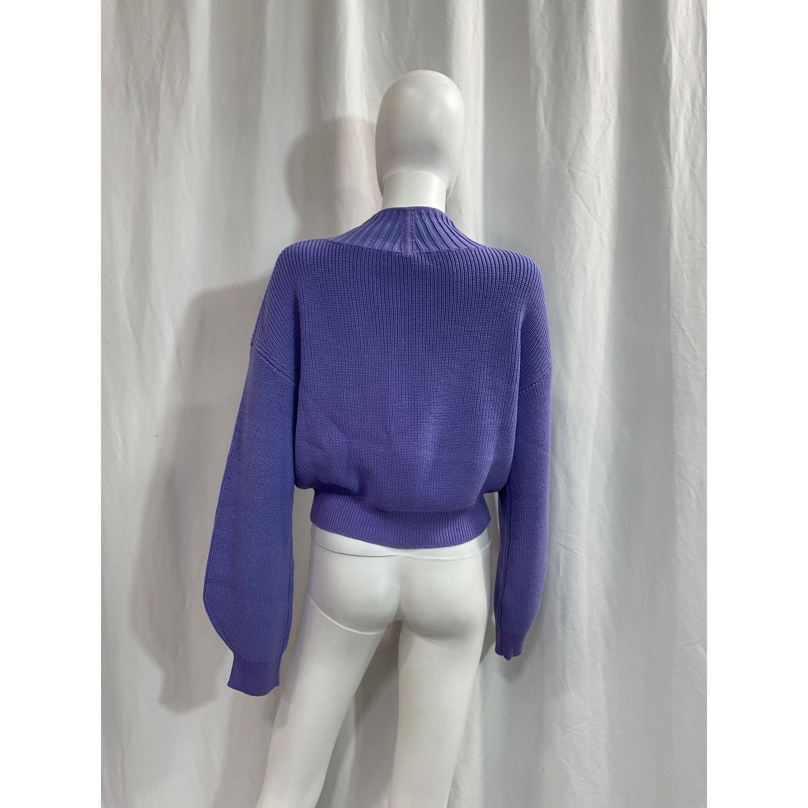 Diane Von Furstenberg 'Merl' Purple Cardigan Size M
