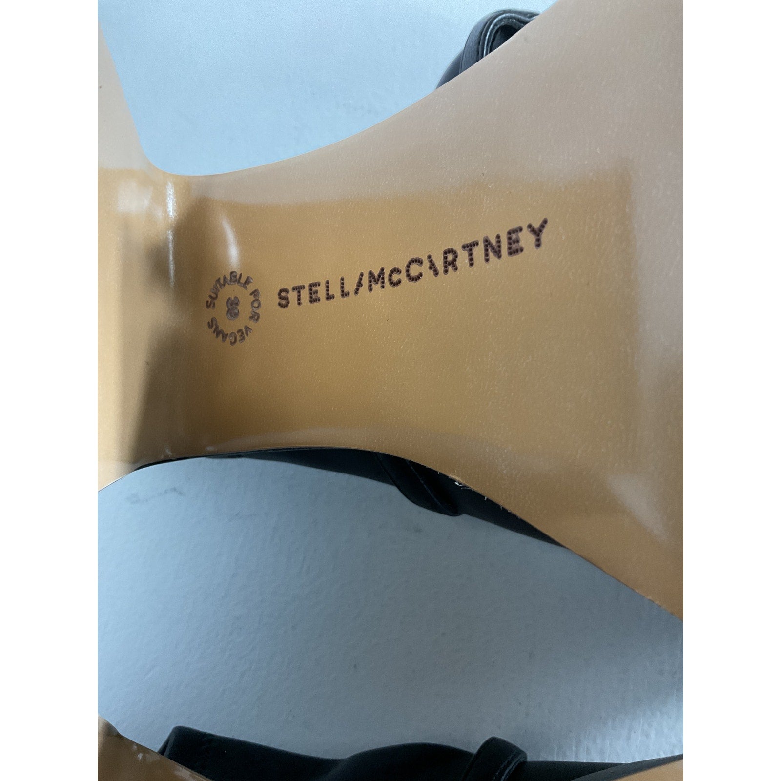 Stella Mccartney 'Skyla' Black Sandal Size 9