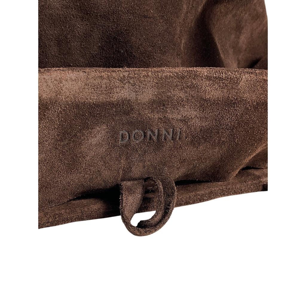 Donni. The 'Lady' Brown Suede Bag