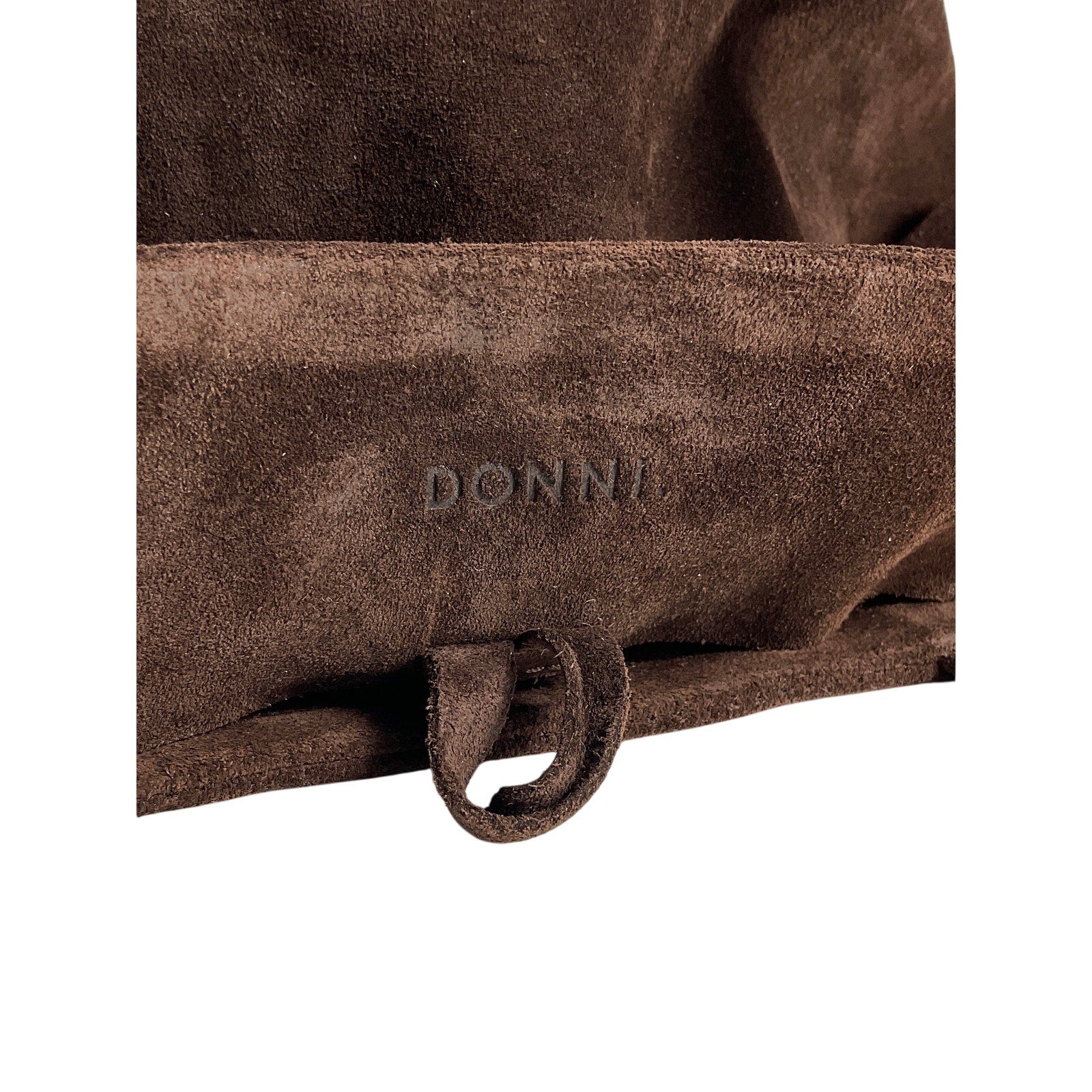 Donni. The 'Lady' Brown Suede Bag