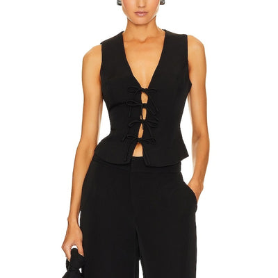 Elliatt Sleek Black Cavalcade Top Size S