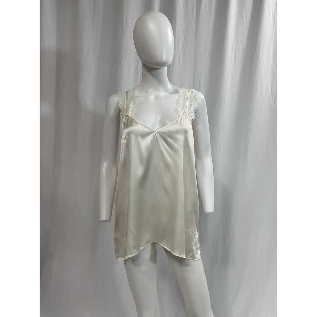 Cami Nyc 'Esme' White Silk Cami Size S
