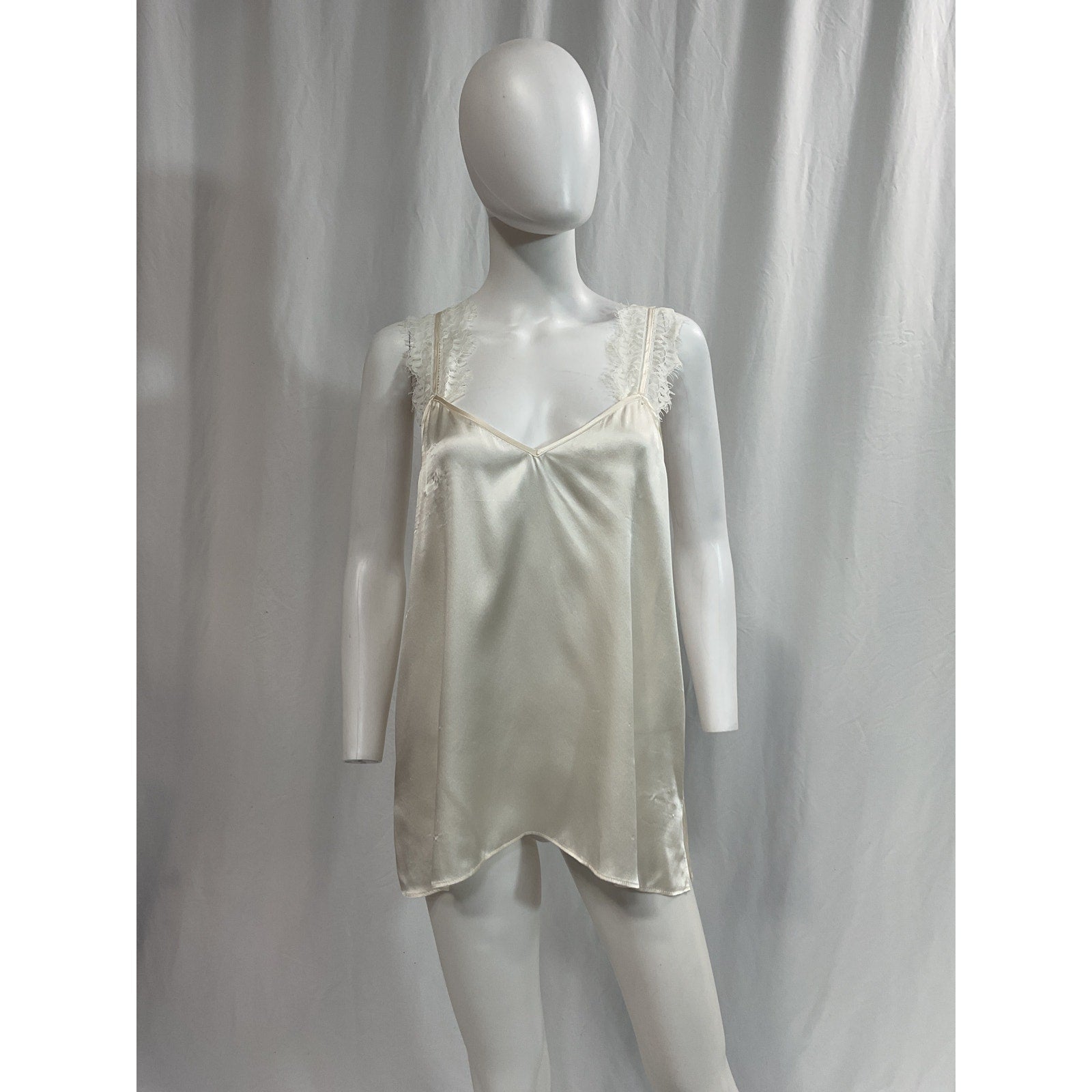 Cami Nyc 'Esme' White Silk Cami Size S