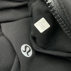Lululemon Sleek Black Define Hooded Jacket Size 12