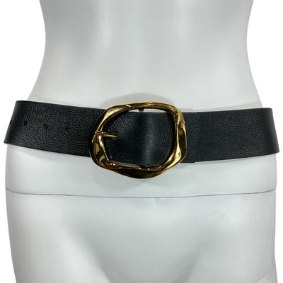 B-Low The Belt Polished Black Edmond Belt Size S