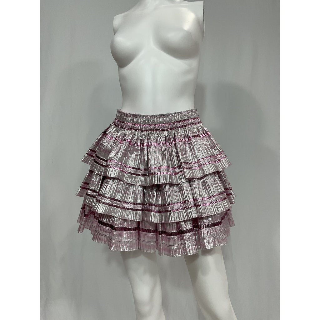 Loveshackfancy 'Brynlee' Pink Skirt Size S