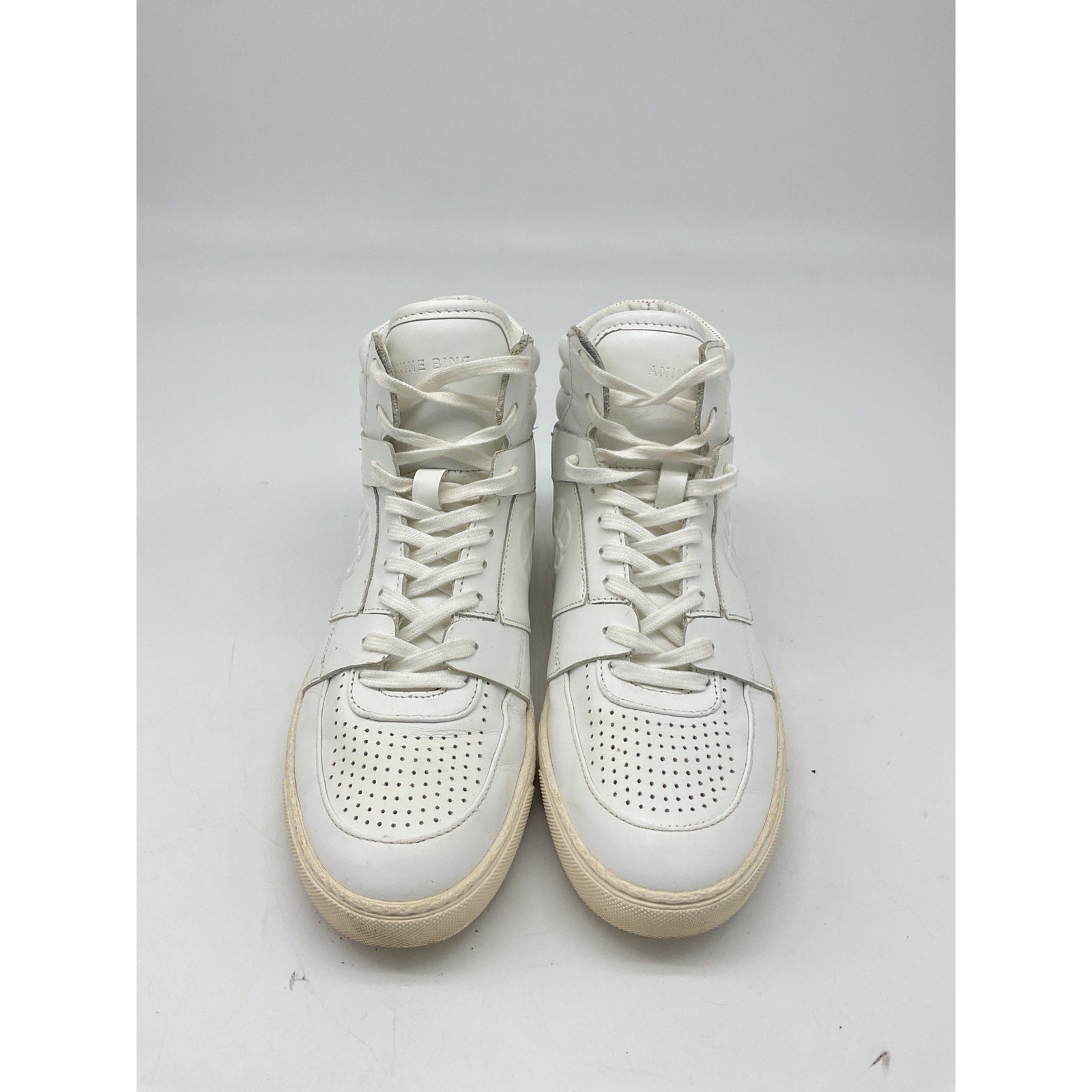Anine Bing Sport White Leather Hayden Sneaker Size 7