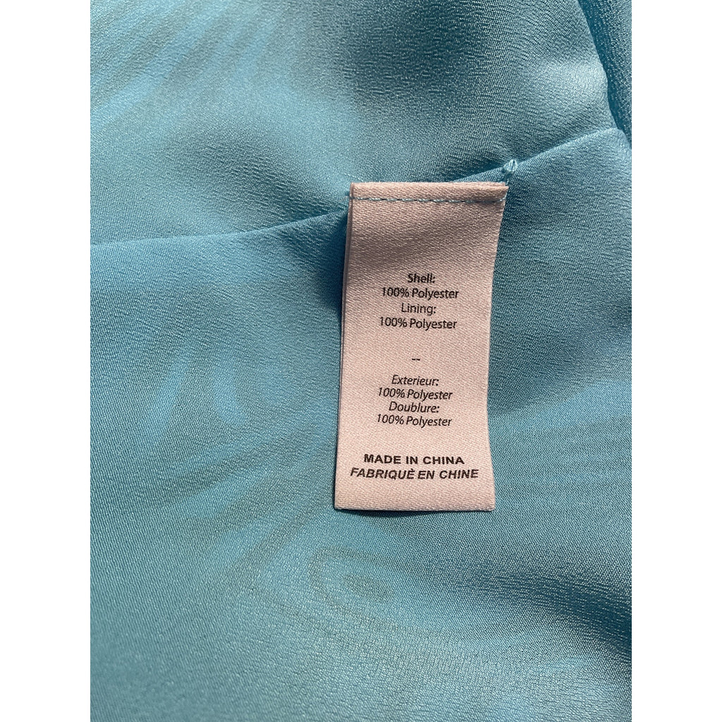 Cinq A Sept 'Marice' Blue Polyester Dress Size 8
