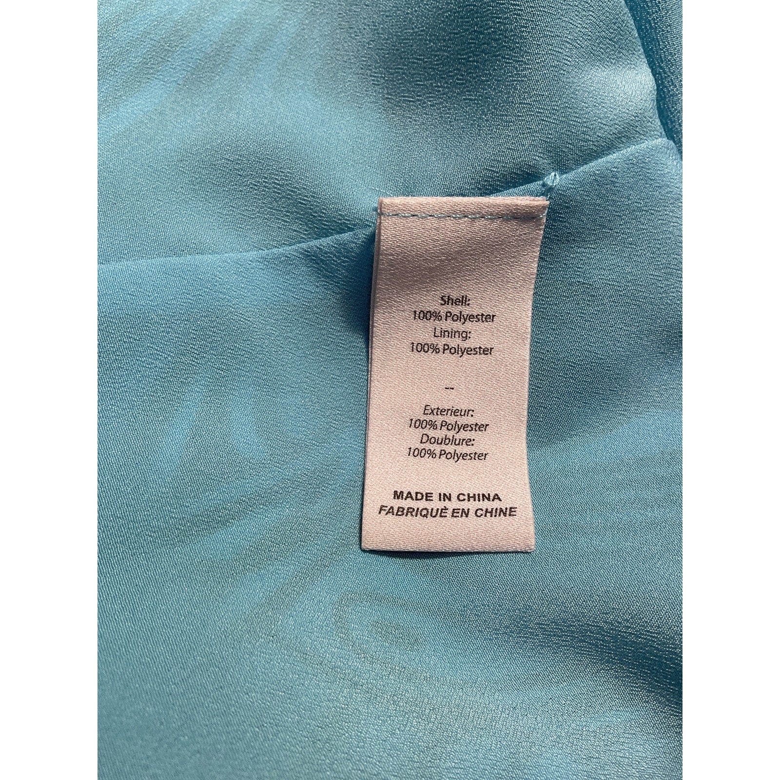 Cinq A Sept 'Marice' Blue Polyester Dress Size 8