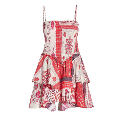 Isabel Marant Printed Multicolor Anka Minidress Size 34