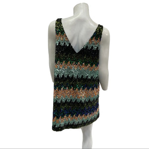 Sézane 'Bridget' Green Polyester Dress Size 40