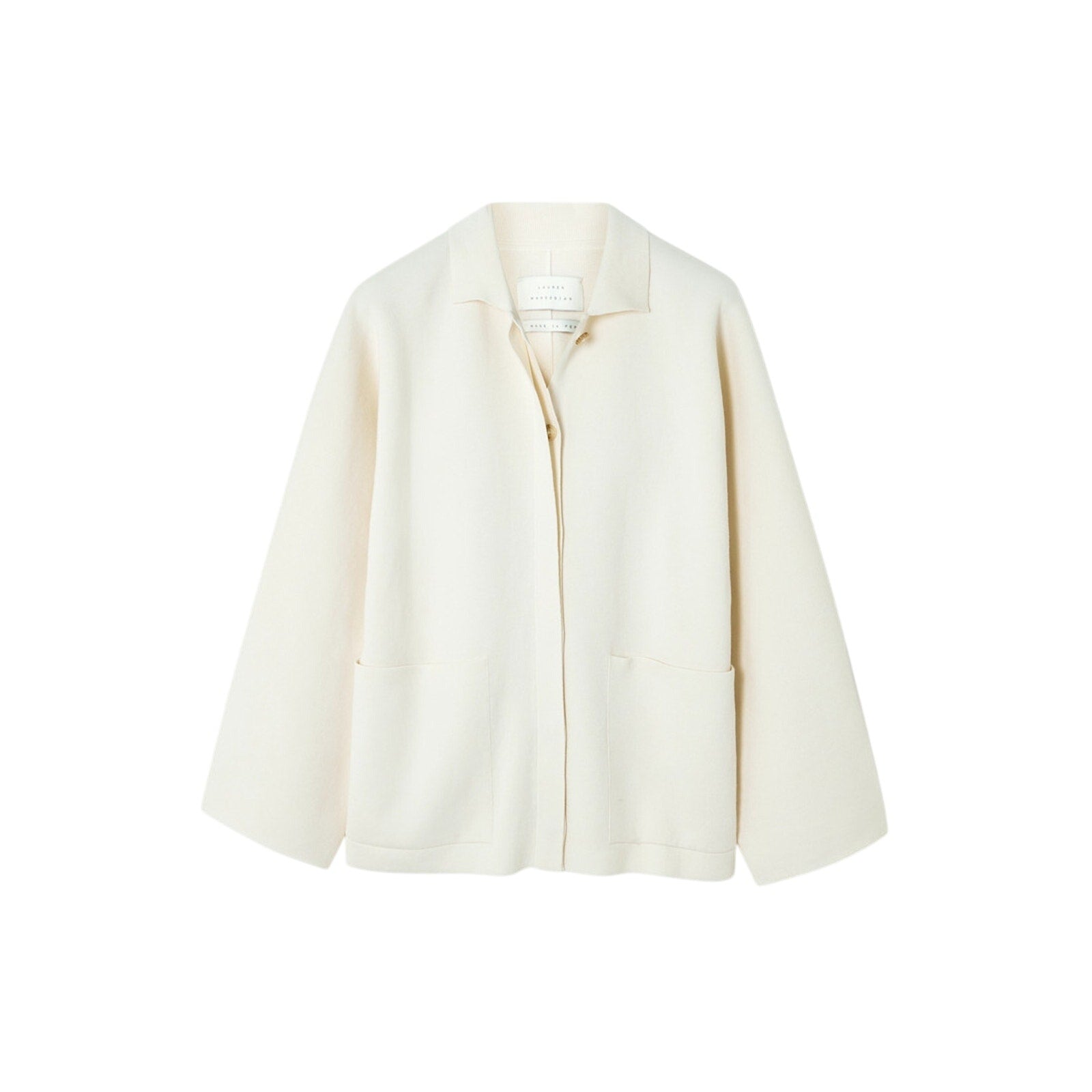 Lauren 'Manoogian' Cream Cotton Oversized Jacket Size 1