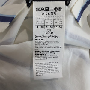 Max Mara Striped White Mariner Size 4 Dress