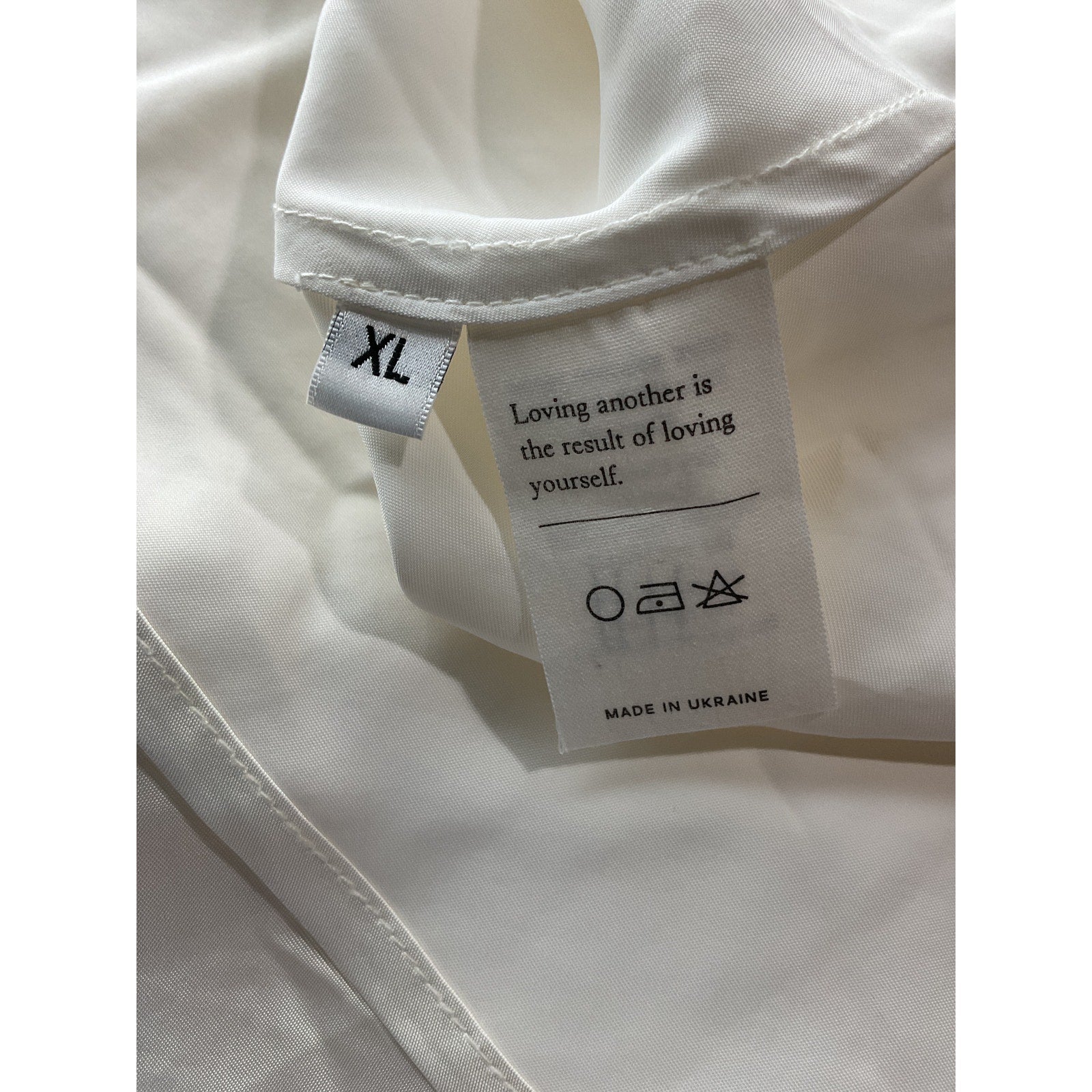 Sleeper 'Boheme' White Rayon Slip Dress With Feathers Size XL