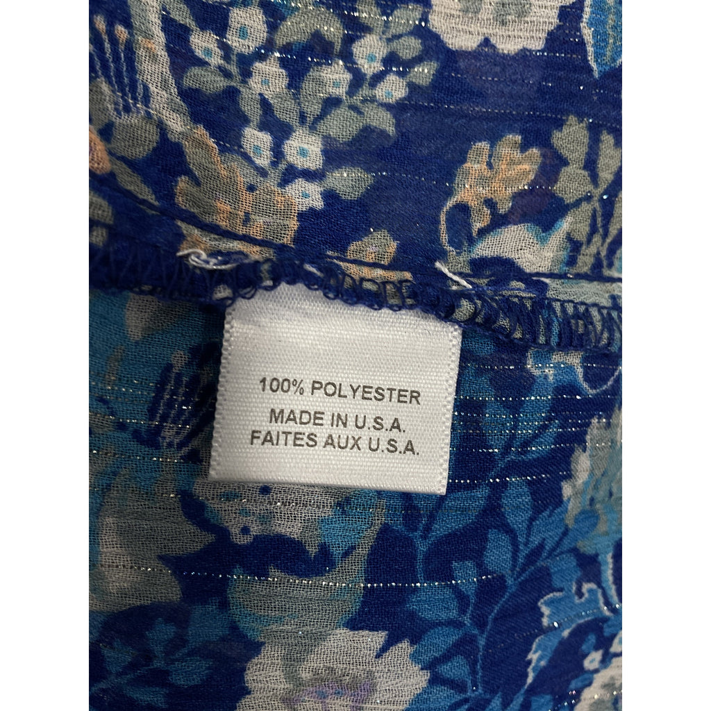 Misa Los Angeles 'Joa' Blue Voile Top Size XS - NWT