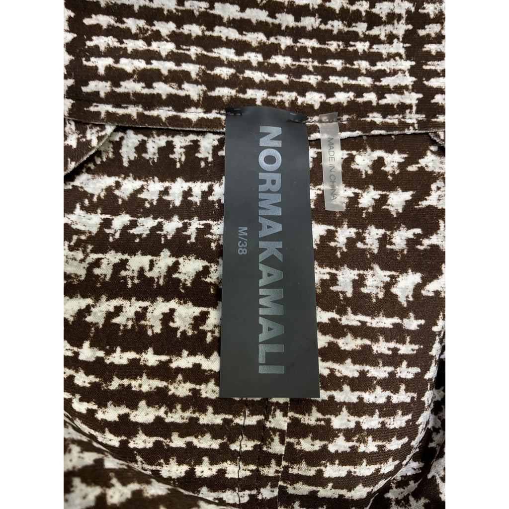 Norma Kamali 'Oversized' Black Crepe Single Breasted Jacket Size M