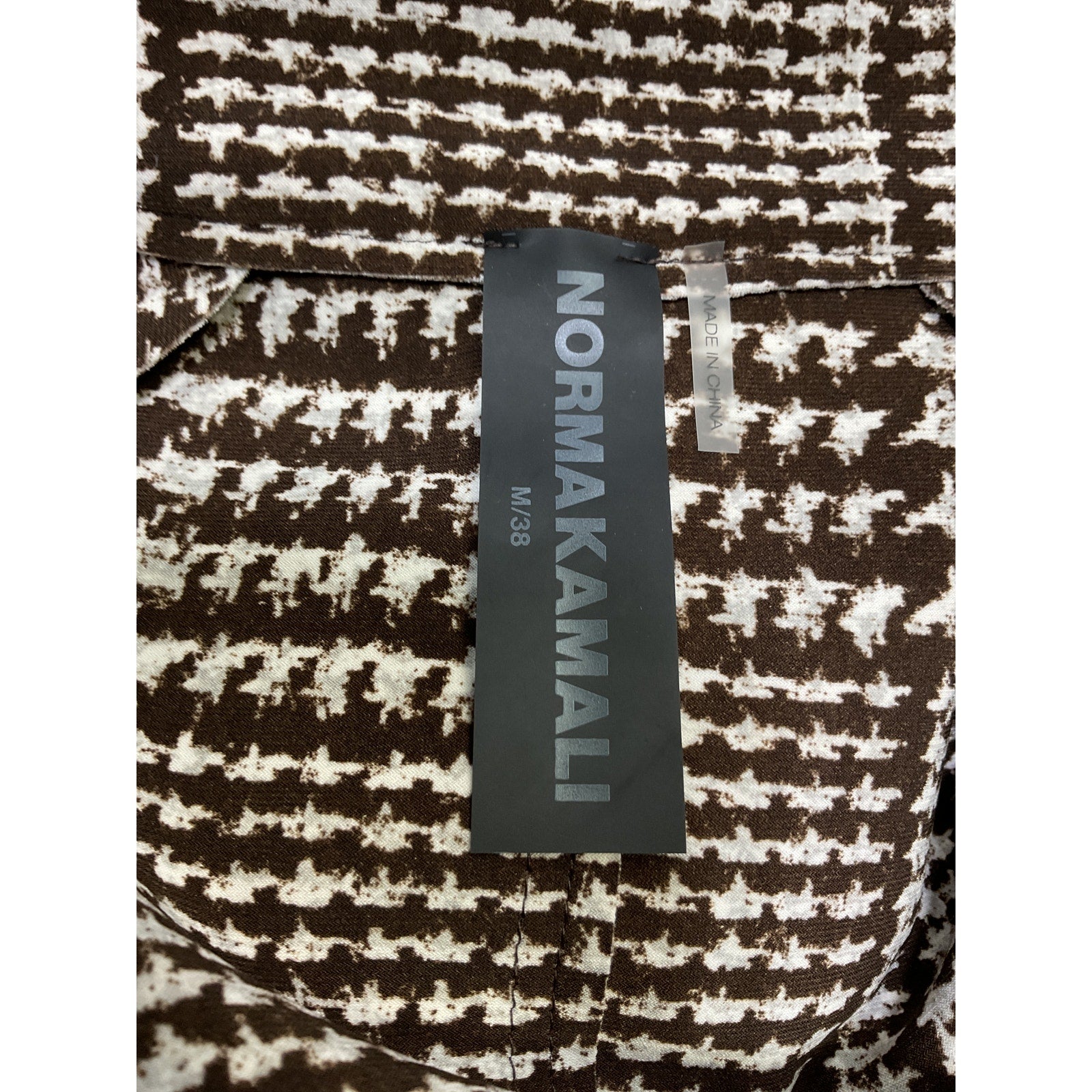 Norma Kamali 'Oversized' Black Crepe Single Breasted Jacket Size M