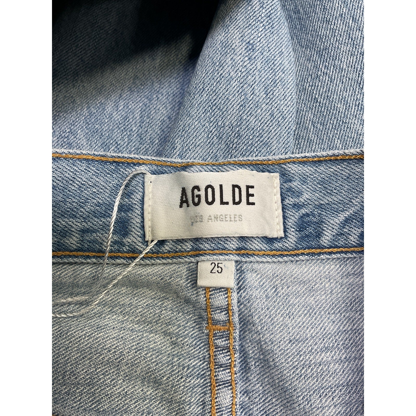 Agolde Crisscross Blue Cotton Jeans Size 25