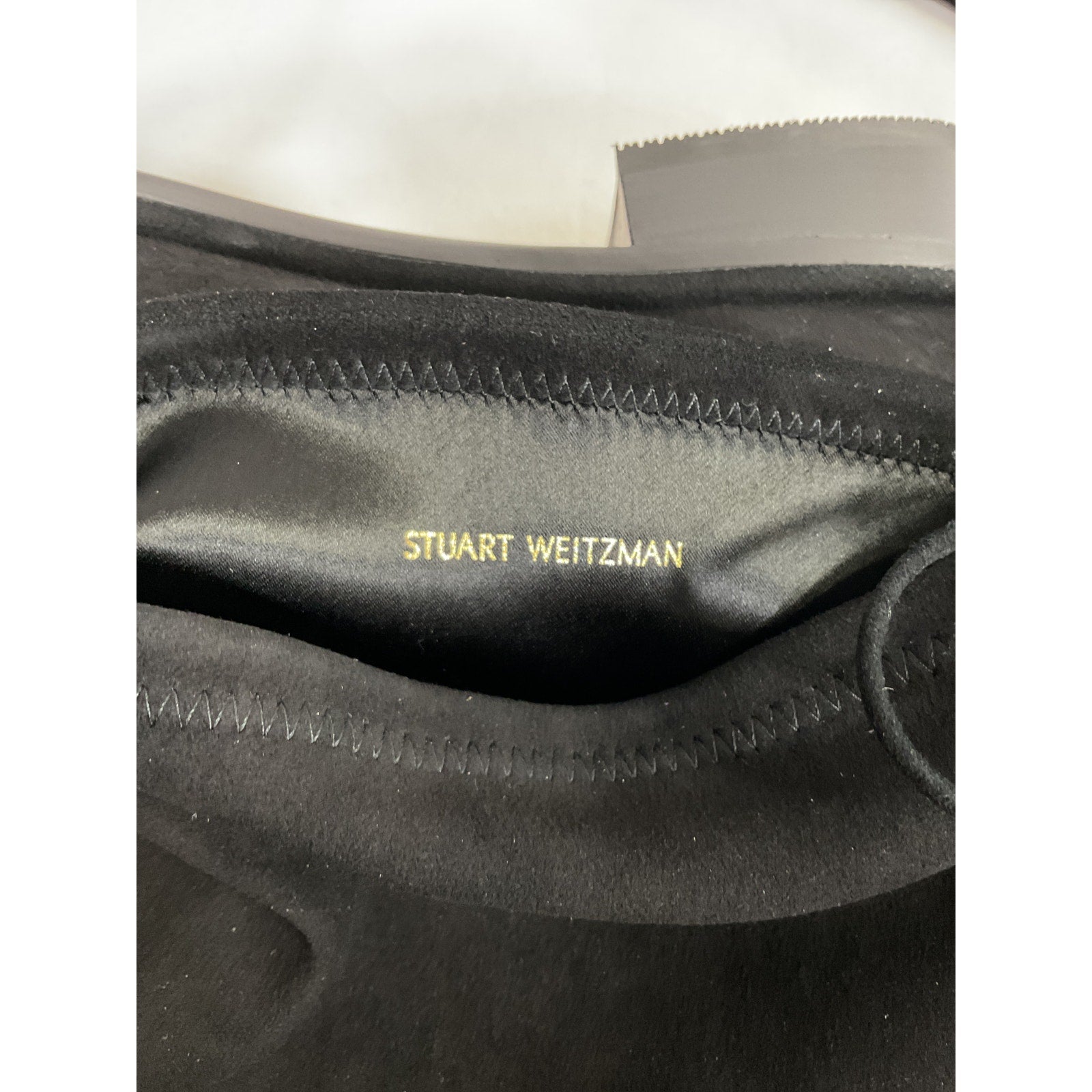 Stuart Weitzman 'Lowland' Black Suede Boot Size 10 - NWT