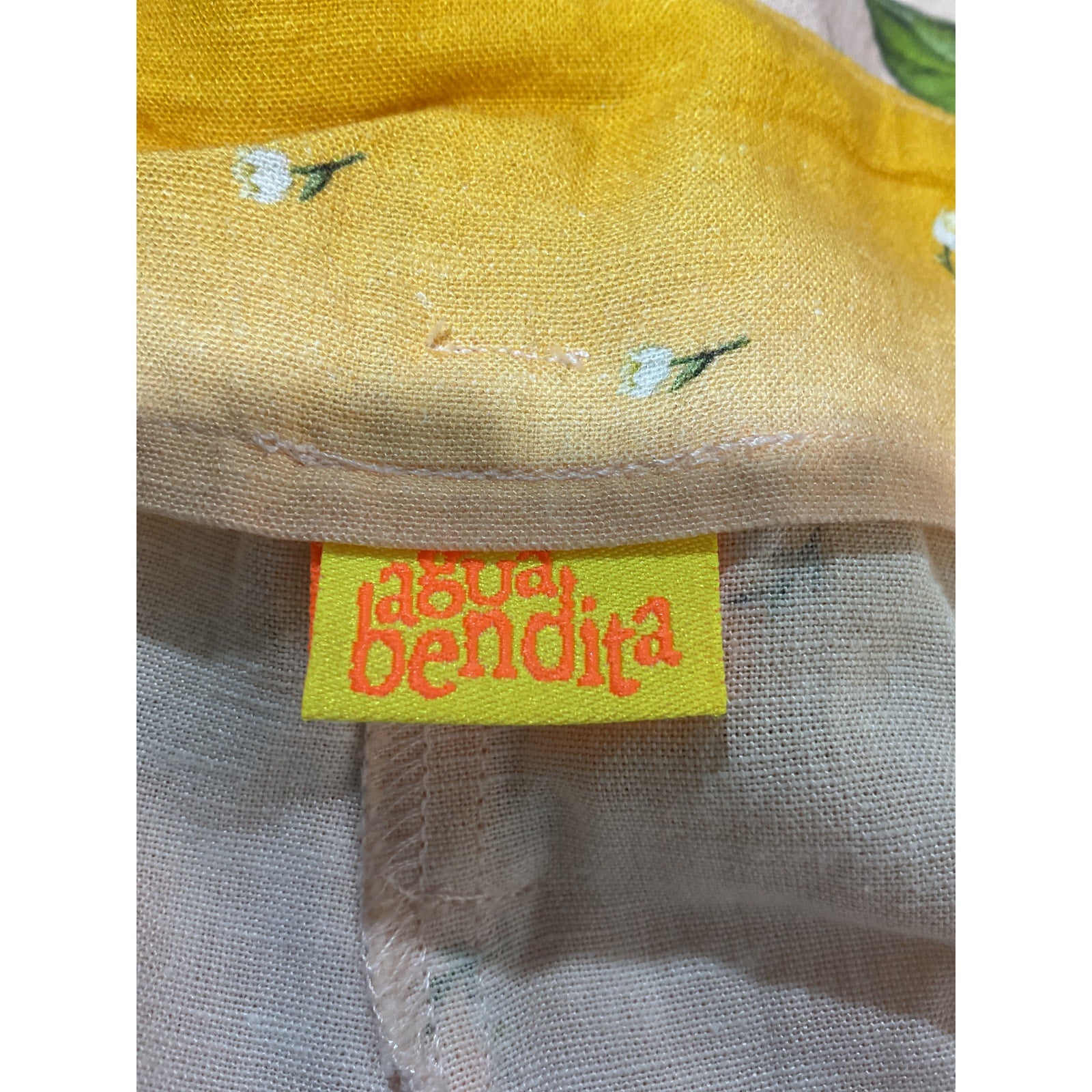 Agua Bendita 'Adisson' Pink Viscose Short Size M