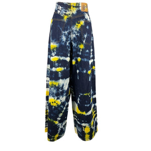 Alanui Tie-Dyed Blue Moonrise Denim Jeans Size 27