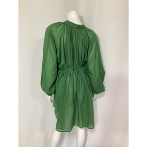 Faithfull The Brand 'Lucita' Green Smock Dress Size S