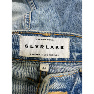 Slvrlake Classic Blue Hero Slim Straight Denim Jeans Size 26
