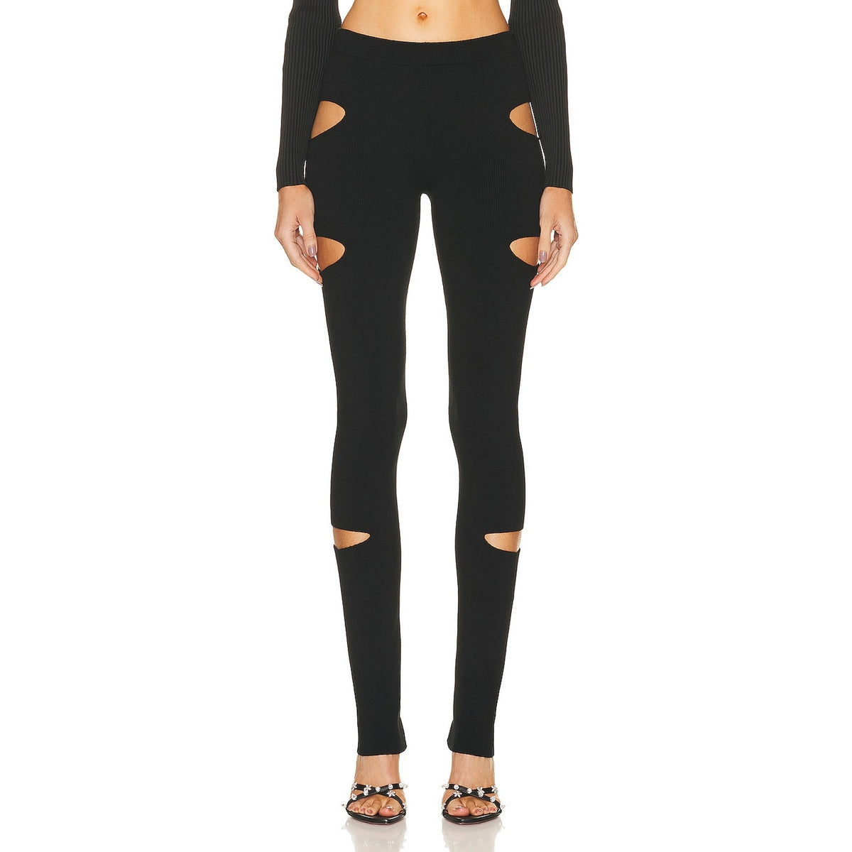 Blumarine 'Knitted' Black Pant Size M