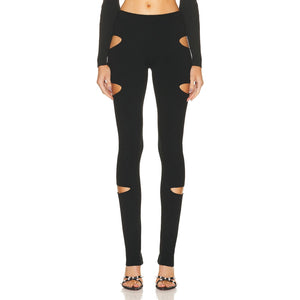 Blumarine 'Knitted' Black Pant Size M