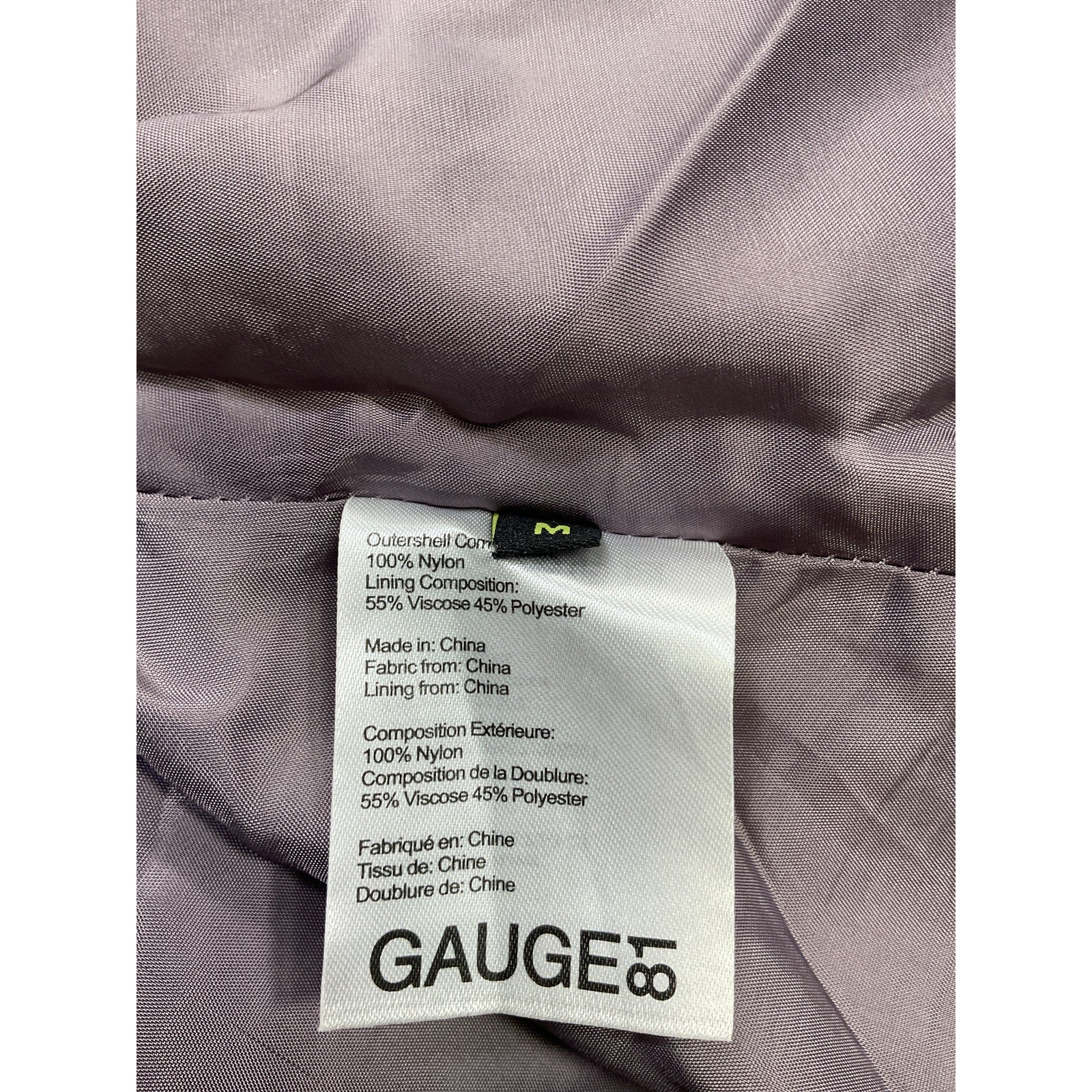 Gauge81 'Nayar' Silver Nylon Dress Size M