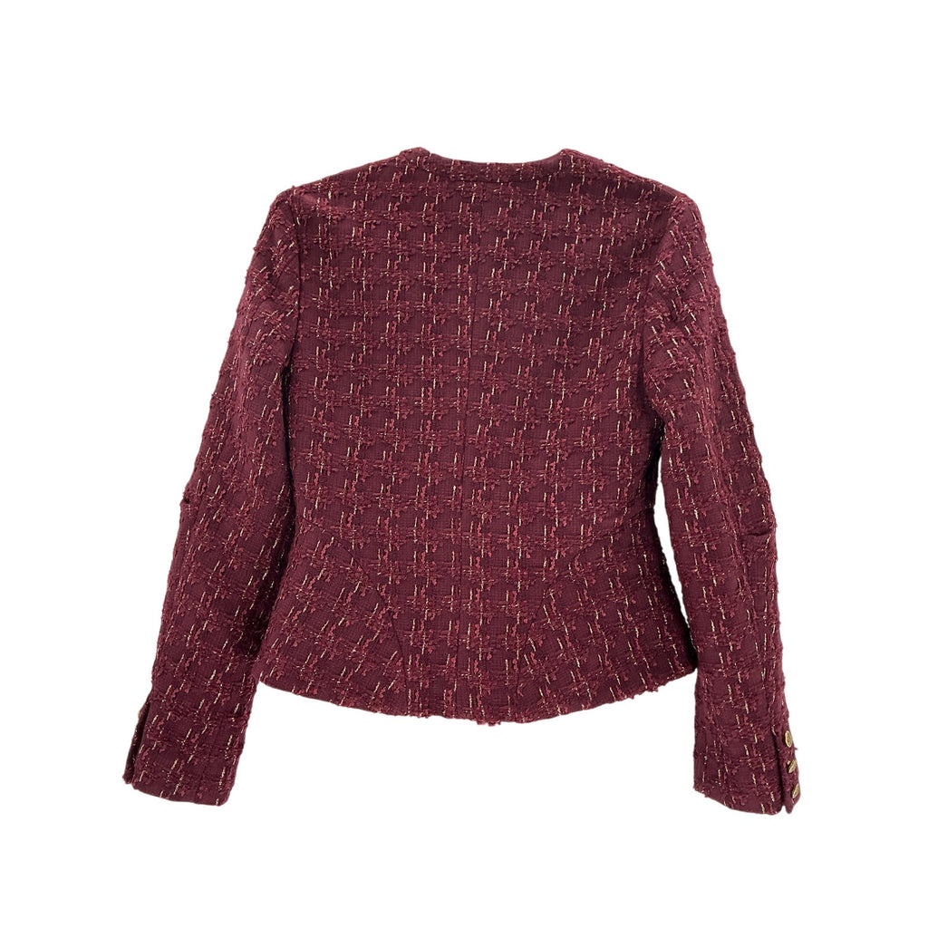 Hill House Home 'The Valentina' Red Polyester Jacket Size XS