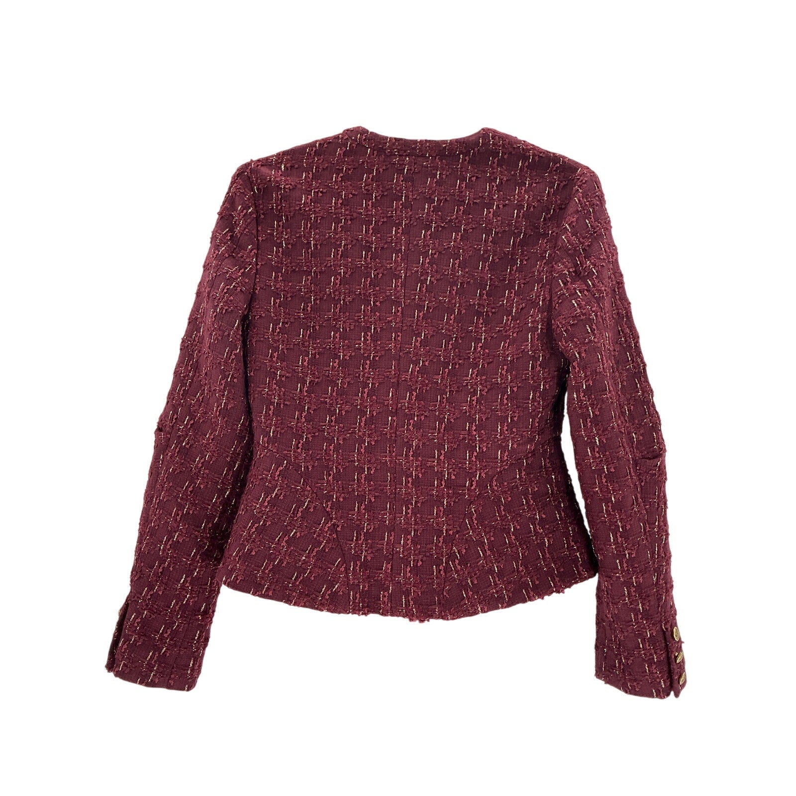 Hill House Home 'The Valentina' Red Polyester Jacket Size XS