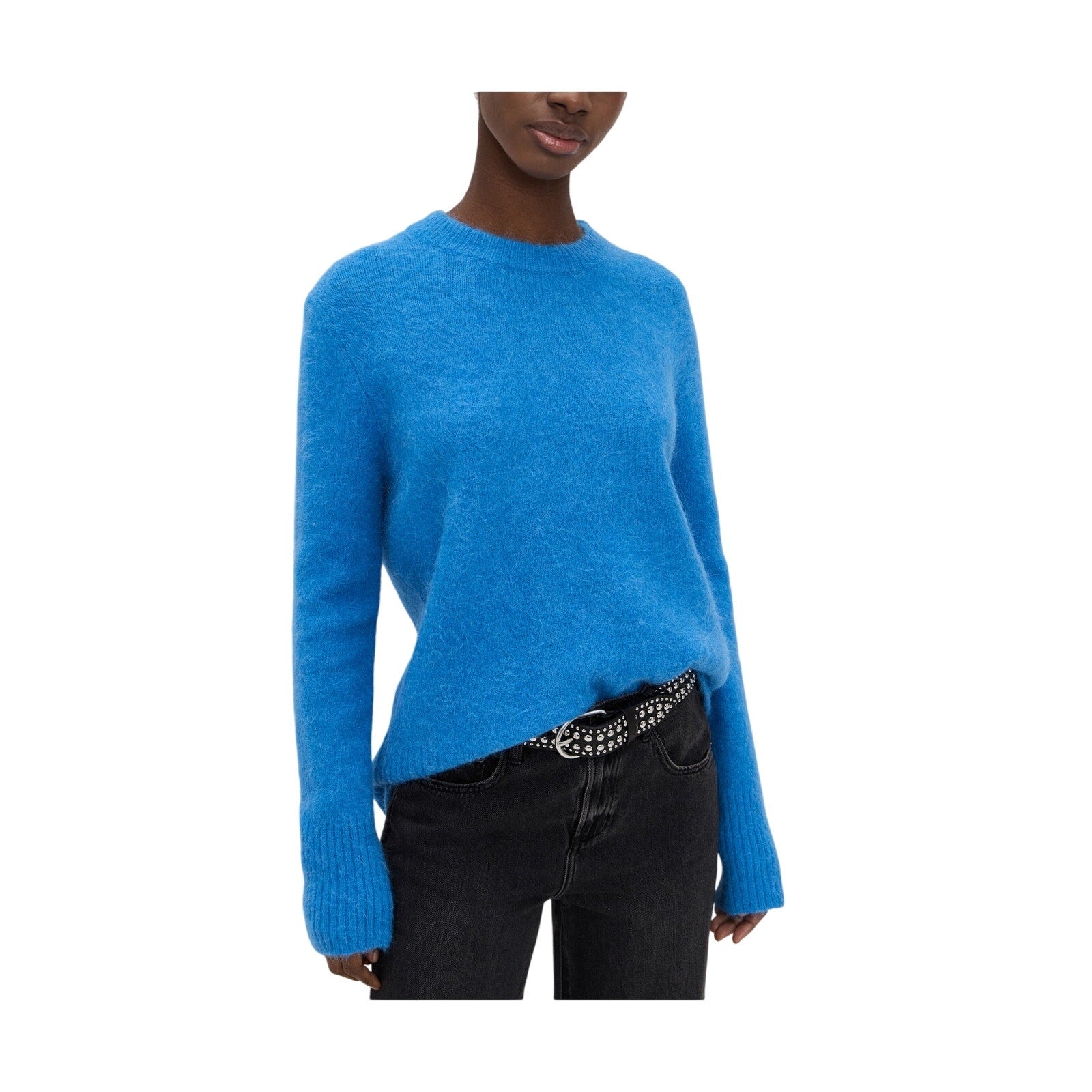 Pistola 'Ivy' Blue Alpaca Sweater Size S