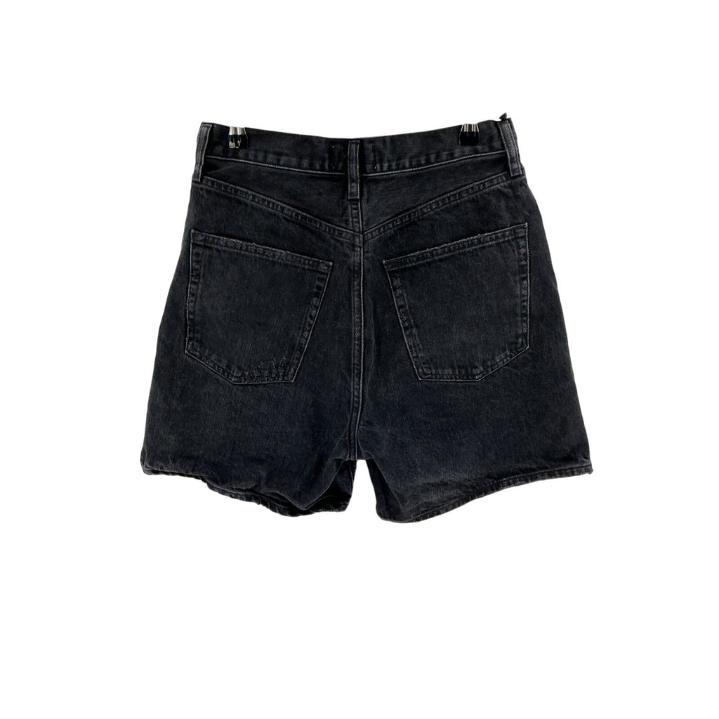 Agolde 'Stella' Black Cotton Short Size 26