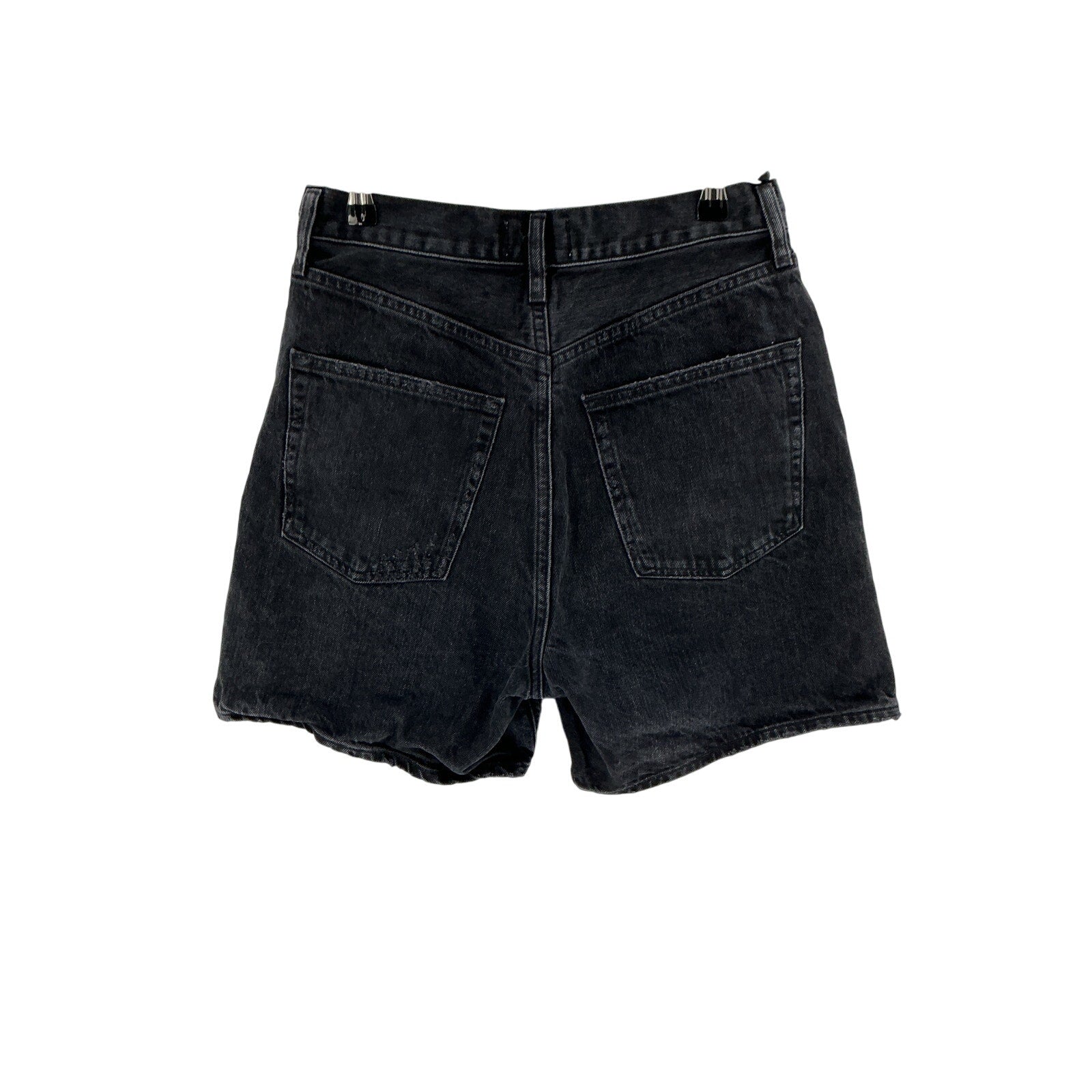 Agolde 'Stella' Black Cotton Short Size 26