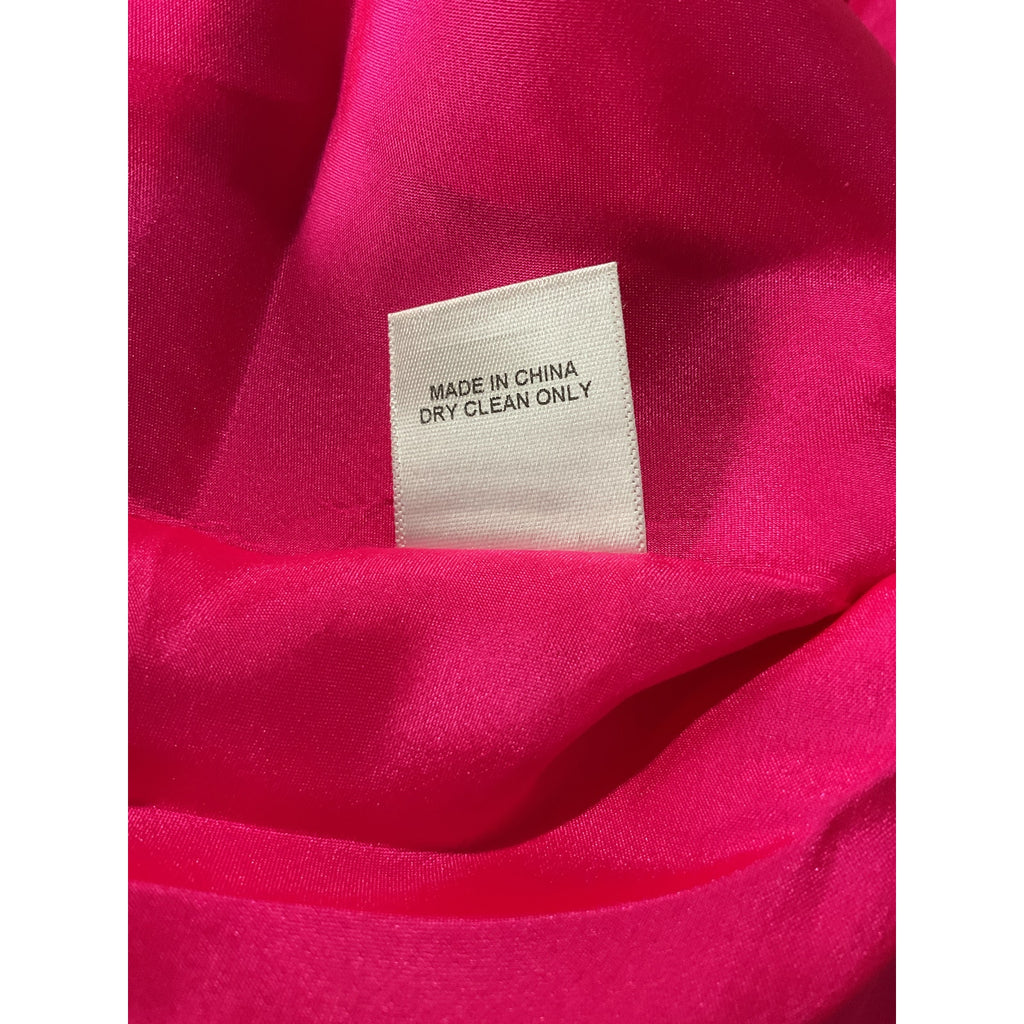 The Sei Pink Silk One Shoulder Cut Out Dress Size 2