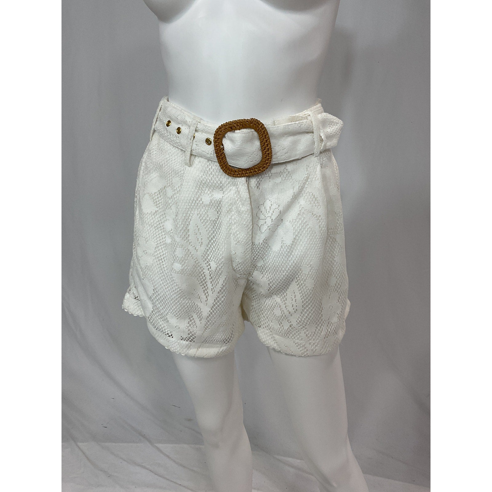 Hemant And Nandita White Shorts Size XS