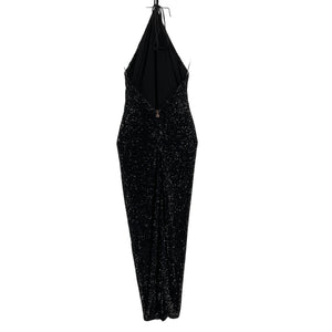 Nookie Sequined Black Treasure Gown Size L