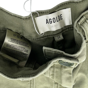 Agolde Cargo Green Brynn Pants Size 24