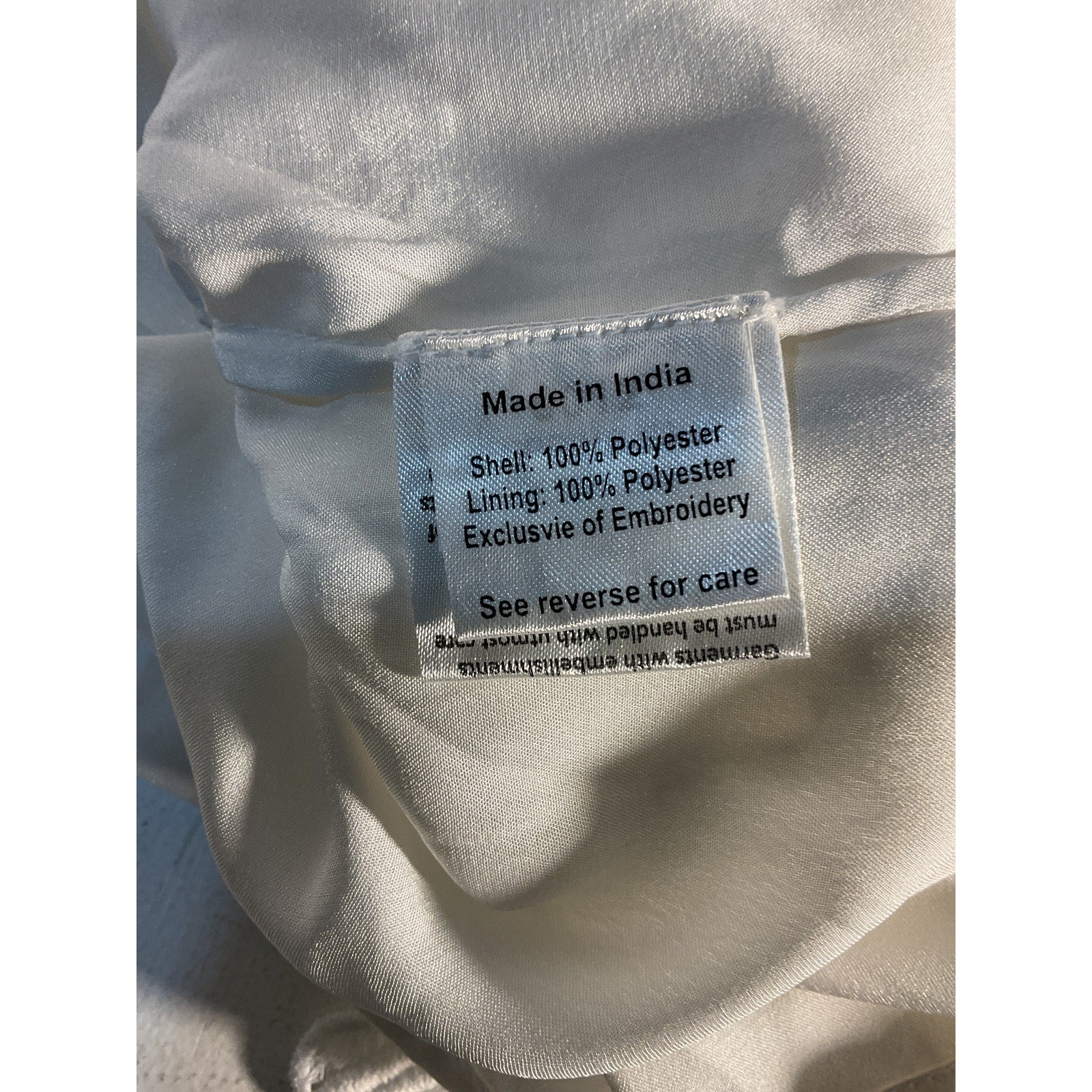 Rococo Sand 'Celia' White Sequin Back Cut Out Short Dress Size M