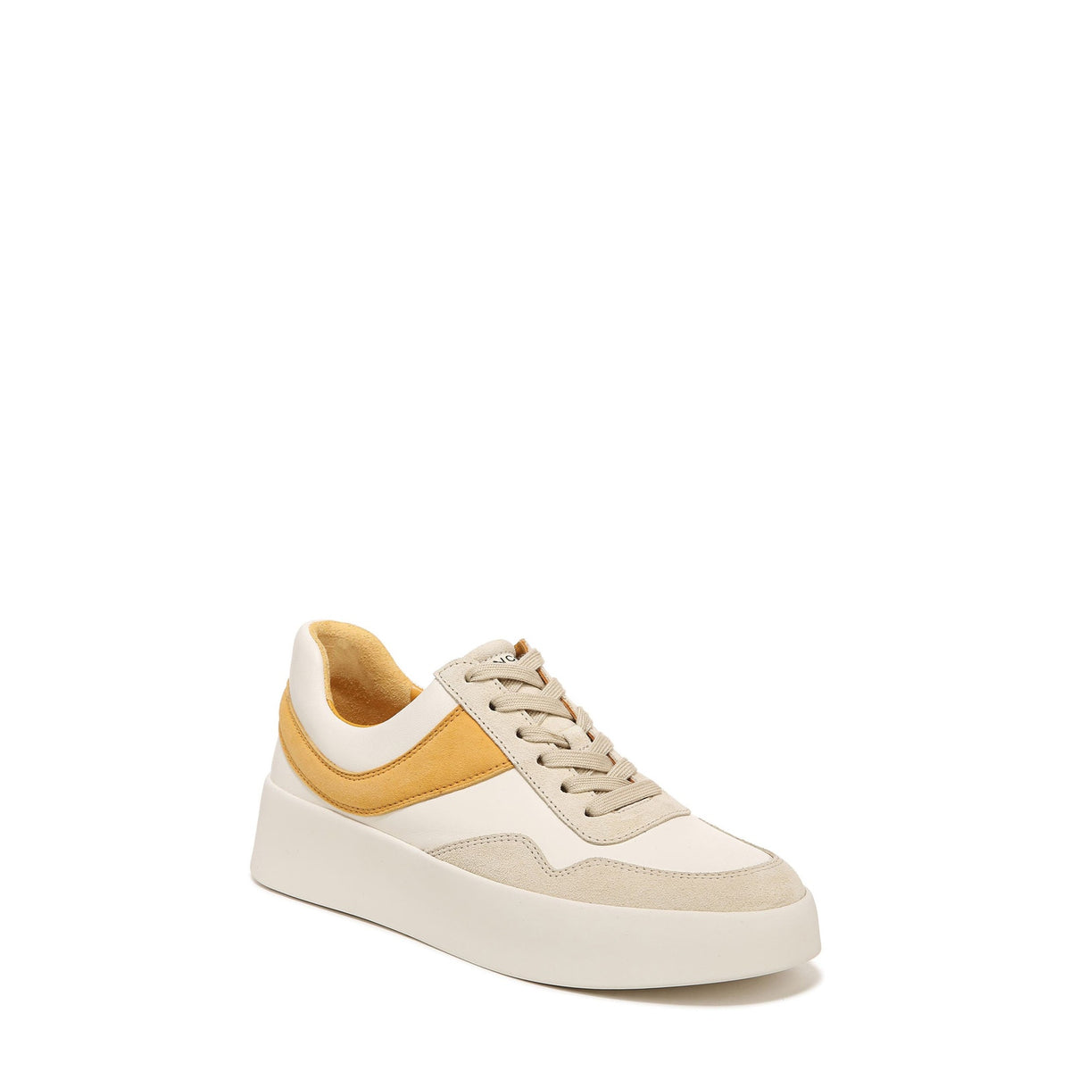 Vince 'Warren' Cream Leather Court Sneaker Size 7.5 M