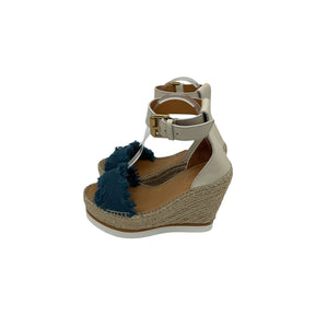 See By Chloé 'Glyn' Denim Espadrilles Size 37