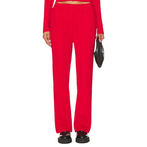 Atoir Cozy Red Straight Leg Track Pants Size XS