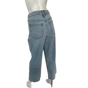 J.Crew Slim Elia Wash Wide Leg Denim Jeans Size 30 NWT